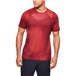 Under Armour RUSH™ HeatGear® Koszulka Czerwony. Czerwone podkoszulki męskie Under Armour, xxl, z nadrukiem, z elastanu, z krótkim rękawem. Za 257,95 zł.