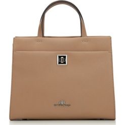 Torebka damska 87-4-482-9. Brązowe kuferki damskie Wittchen, w paski, eleganckie, bez dodatków. Za 299,00 zł.