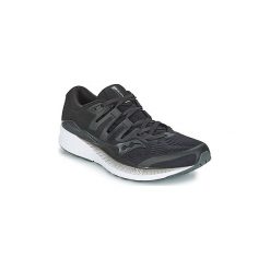 Buty do biegania Saucony RIDE ISO. Czarne buty sportowe męskie Saucony, bez zapięcia, do biegania. Za 557,10 zł.