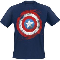 T-shirty męskie: Captain America Logo Artwork T-Shirt ciemnoniebieski