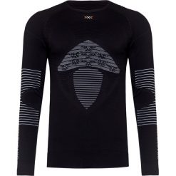 Koszulka X-BIONIC ENERGIZER 4.0. Czarne koszulki damskie termoaktywne X BIONIC, bez wzorów, bez kołnierzyka, z długim rękawem, długie. Za 380,00 zł.
