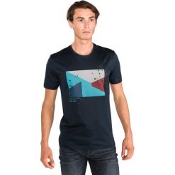 BOSS Tessler 118 Koszulka Niebieski. Niebieskie podkoszulki męskie Boss, xxl, z nadrukiem, z bawełny, bez kołnierzyka, krótkie. Za 399,95 zł.