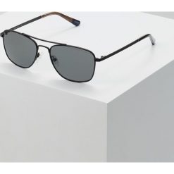 GANT Okulary przeciwsłoneczne matte black/smoke. Czarne okulary przeciwsłoneczne męskie aviatory GANT. Za 689,00 zł.