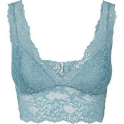 Pieces Biustonosz dla kobiet Lina Lace biustonosz Top Noos Smoke Blue (rozmiar L). Niebieskie biustonosze Pieces, s, bez wzorów, bez kołnierzyka. W wyprzedaży za 55,00 zł.