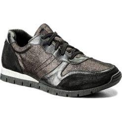 Sneakersy COMFORTABEL - 950561 Schwarz 1. Czarne półbuty damskie Comfortabel, bez wzorów, ze skóry, bez obcasa, na płaskiej podeszwie, bez zapięcia. W wyprzedaży za 249,00 zł.