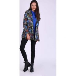 Boho Krótki Dwurzędowy Płaszcz Wełniany. Czarne kurtki damskie Nommo, s, z poliesteru, boho, krótkie. Za 279,90 zł.