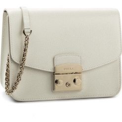 Torebka FURLA - Metropolis 941913 B BNF8 ARE Petalo. Białe torebki klasyczne damskie Furla, ze skóry. Za 1059,00 zł.