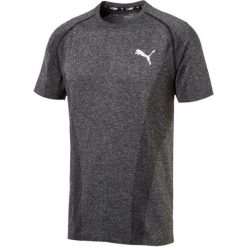 Puma Bluzka Evoknit Basic Tee Black M. Czarne koszulki męskie Puma, m, bez wzorów, sportowe, bez kołnierzyka, bez rękawów. Za 155,00 zł.