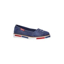 Baleriny Jezzi Niebieskie baleriny jeansowe RMR1735-6. Niebieskie baleriny damskie marki Jezzi, bez wzorów, z jeansu, bez obcasa. Za 108,99 zł.