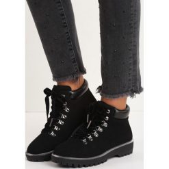 Buty zimowe damskie: Czarne Traperki Bad Romance