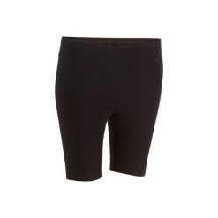 Legginsy krótkie slim Gym & Pilates FIT+ 500 damskie. Czarne legginsy sportowe damskie DOMYOS, xl, z bawełny. Za 29,99 zł.