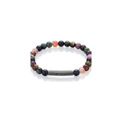 OXMO® - BRANSOLETA FOR HIM No. 7021B. Czarne bransoletki męskie Oxmo® jewellery, z diamentem. Za 389,00 zł.