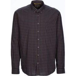 Koszula "Jack" - Regular fit - w kolorze oliwkowo-fioletowym. Brązowe koszule męskie Camel Active, s, w kratkę, z bawełny, button down, bez rękawów. W wyprzedaży za 87,95 zł.
