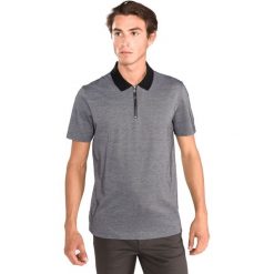 BOSS Paras 01 Polo Koszulka Czarny Szary. Szare podkoszulki męskie Boss, l, bez wzorów, z bawełny, bez rękawów. Za 526,95 zł.