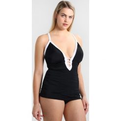 Stroje kąpielowe damskie: City Chic TRIBAL SAFARI TANK Góra od bikini black