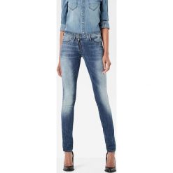 Dżinsy "Lynn" - Skinny fit - w kolorze niebieskim. Niebieskie jeansy damskie G-Star, l. W wyprzedaży za 300,95 zł.