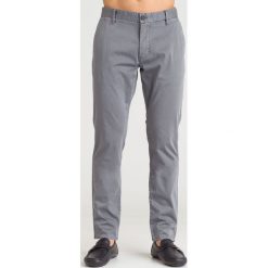 Szare spodnie Emporio Armani - Szary. Szare spodnie męskie Emporio Armani, na imprezę, m, z aplikacjami, z elastanu. Za 364,50 zł.