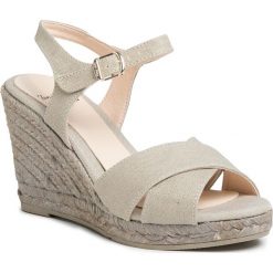 Espadryle TONI PONS - Mar-Me Stone. Szare espadryle damskie Toni Pons, bez wzorów, ze skóry, bez obcasa, na obcasie. Za 299,00 zł.