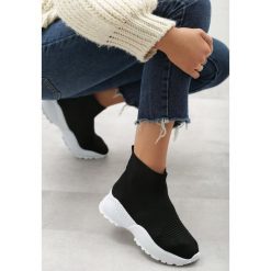 Czarno-Białe Sneakersy Smithfield. Czarne buty sportowe damskie Born2be, sportowe. Za 79,99 zł.