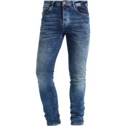 Cars Jeans DUST Jeans Skinny Fit blue dots. Niebieskie jeansy męskie relaxed fit marki Cars Jeans. Za 249,00 zł.