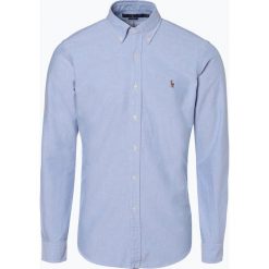 Polo Ralph Lauren - Koszula męska Oxford, niebieski. Niebieskie koszule męskie marki Polo Ralph Lauren, s, bez wzorów, ze splotem, sportowe, polo, bez rękawów. Za 449,95 zł.