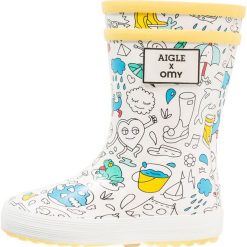 Buty zimowe damskie: Aigle BABY FLAC OMY Kalosze multicolor