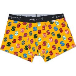 Happy Socks - Bokserki Andy Warhol Dollar. Pomarańczowe bez kategorii marki Happy Socks, z bawełny. W wyprzedaży za 79,90 zł.