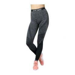 Spodnie dresowe damskie: GymHero Spodnie damskie Leggins Grapple szare r. L