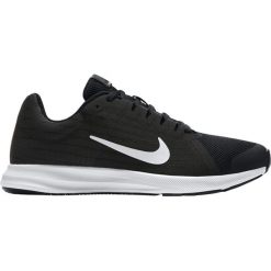 BUTY DOWNSHIFTER 8 (GS). Czarne buty dziewczęce sportowe Nike, na lato, bez wzorów, z materiału, bez zapięcia. Za 167,99 zł.