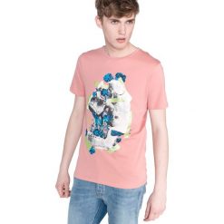 Jack & Jones Art Bouquet Koszulka Różowy Beżowy. Różowe podkoszulki męskie Jack & Jones, l, z nadrukiem, z bawełny, z krótkim rękawem. Za 66,95 zł.