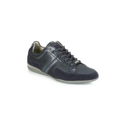 Buty BOSS Athleisure SPACIT. Niebieskie trampki męskie BOSS Athleisure, bez wzorów, bez zapięcia. Za 527,20 zł.
