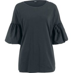 Shirt z rękawami 3/4, z kolekcji Maite Kelly bonprix czarny. Czarne koszulki damskie marki bonprix, bez wzorów, bez kołnierzyka. Za 44,99 zł.