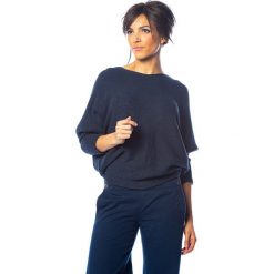 Sweter "Hope" w kolorze granatowym. Niebieskie swetry damskie So Cachemire, m, bez wzorów, z kaszmiru, bez rękawów, bez kaptura. W wyprzedaży za 175,95 zł.