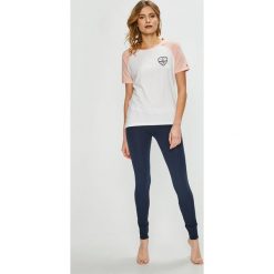 Tommy Hilfiger - Piżama. Białe piżamy damskie marki TOMMY HILFIGER, s, z elastanu. Za 299,90 zł.