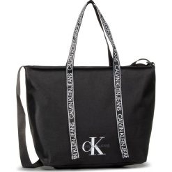 Torebka CALVIN KLEIN JEANS - Shopper 29 K60K607095 BDS. Czarne torby damskie na zakupy Calvin Klein Jeans, bez wzorów, z jeansu, bez dodatków. Za 269,00 zł.