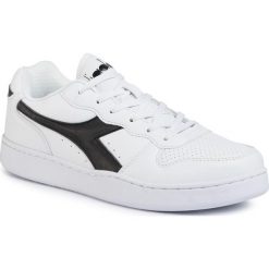 Sneakersy DIADORA - Play Ground 101.172319-C1880 White/White/Black. Białe sneakersy męskie Diadora, bez wzorów, ze skóry ekologicznej, klasyczne, bez zapięcia. W wyprzedaży za 179,00 zł.