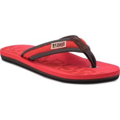 Japonki NAPAPIJRI - Toledo 16898561 Bright Red N50. Czerwone japonki męskie Napapijri, ze skóry, bez zapięcia. W wyprzedaży za 129,00 zł.