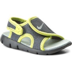 Sandały NIKE - Sunray Adjust 4 (Td) 386519 013 Dark Grey/Wolf Grey/Volt. Szare sandały chłopięce marki Nike, z materiału. Za 109,00 zł.