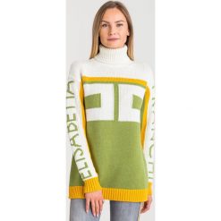 GOLF elisabetta franchi. Żółte swetry damskie Elisabetta Franchi, bez wzorów, z wełny, bez rękawów, bez kaptura. Za 2019,00 zł.