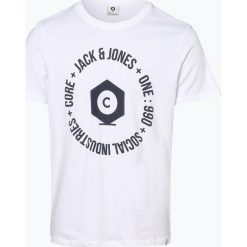 Jack & Jones - T-shirt męski, biały. Białe t-shirty męskie Jack & Jones, s, bez wzorów, z dżerseju, bez kołnierzyka. Za 39,95 zł.