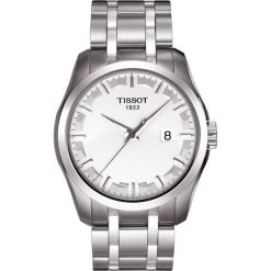 RABAT ZEGAREK TISSOT T035.410.11.031.00. Białe zegarki męskie marki TISSOT, ze stali. W wyprzedaży za 1227,60 zł.