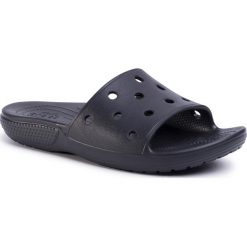 Klapki CROCS - Classic Slide 206121 Black. Czarne klapki damskie Crocs, bez wzorów, z tworzywa sztucznego, bez obcasa. Za 89,00 zł.