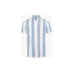 Koszule z krótkim rękawem Tommy Jeans DM0DM06522 TJM STRIPED OXFORD. Koszule męskie Tommy Jeans, s, bez wzorów, z jeansu, bez kołnierzyka, z krótkim rękawem. Za 248,38 zł.