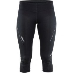 Bryczesy damskie: Craft Spodnie Essential Capri Black Xs