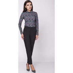 Czarne Klasyczne Eleganckie Spodnie w Kant. Czarne spodnie damskie Molly.pl, s. Za 118,90 zł.