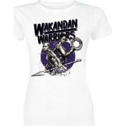 Bluzki damskie: Black Panther Wakandan Warriors Koszulka damska biały