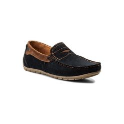 LASOCKI FOR MEN NE-235. Pomarańczowe półbuty męskie ze skóry. Za 199,99 zł.