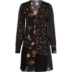 Sukienka letnia MCQ Alexander McQueen 572091 RNJ06 1000. Czarne sukienki damskie McQ Alexander McQueen, na lato, bez wzorów, z wiskozy, bez kołnierzyka, bez rękawów. W wyprzedaży za 919,00 zł.