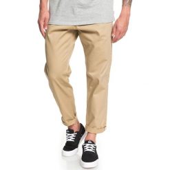 Quiksilver Disaray Spodnie Beżowy. Brązowe spodnie męskie Quiksilver, bez wzorów, z bawełny. Za 342,95 zł.