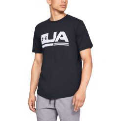 Under Armour Sportstyle Drop Koszulka Czarny. Czarne podkoszulki męskie Under Armour, s, z nadrukiem, z bawełny, z krótkim rękawem. Za 137,95 zł.